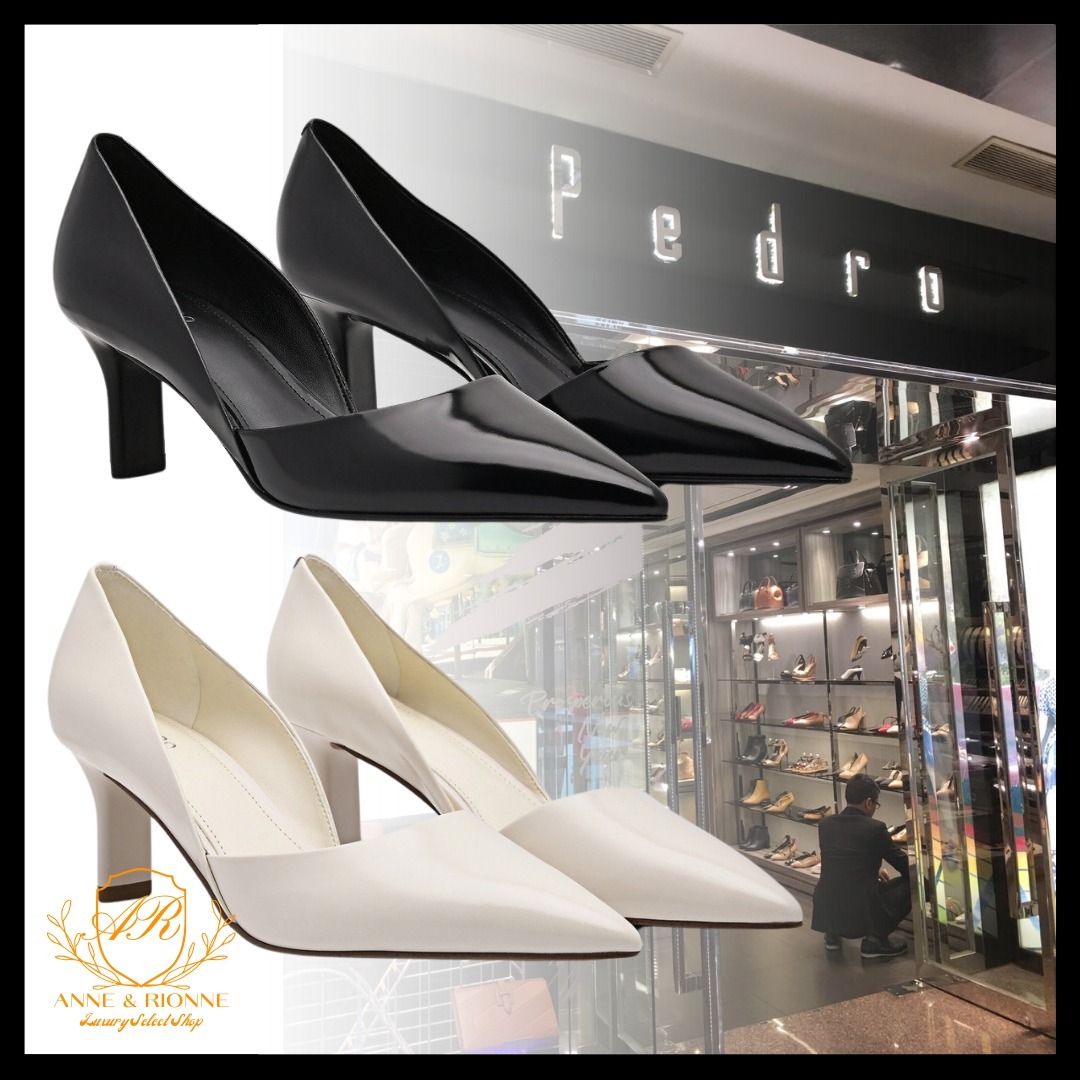 PEDRO パンプス レザー オフィス フォーマル 脚長効果 24SS