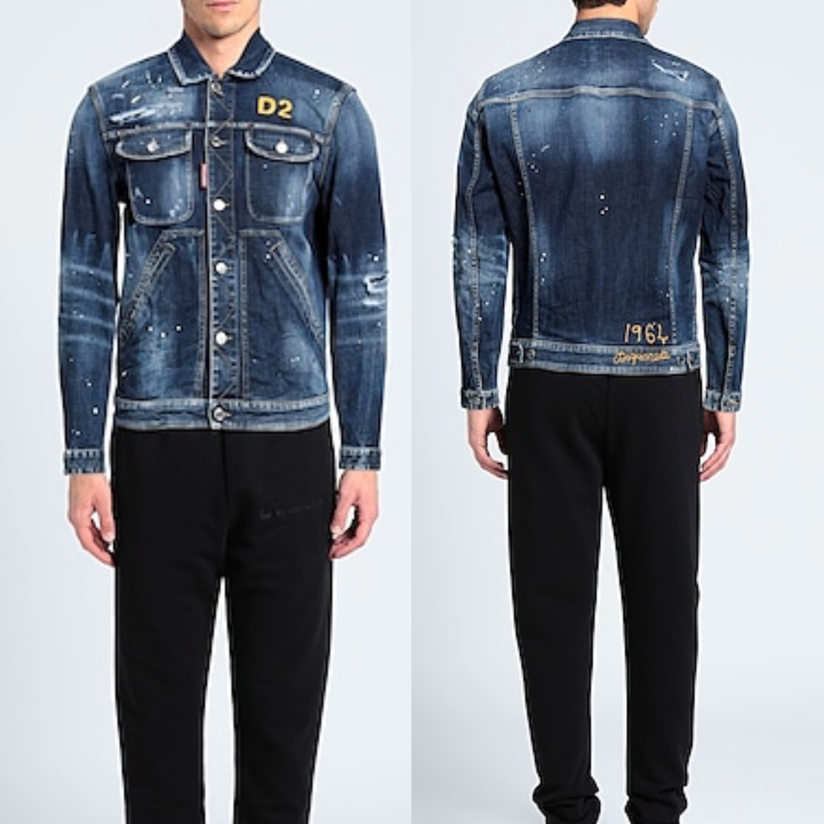 BALENCIAGA トラック ジップアップ ジャケット ロゴ デニム バレンシアガ 22SS TRACK DENIM JACKET 681648 TEW05 ジップ