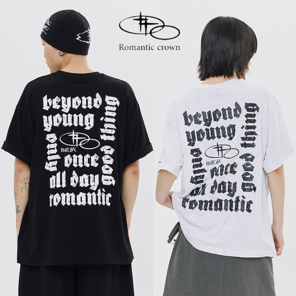 ROMANTIC CROWN★Unisex★BEYOND YOUNG TEE SHIRT♪