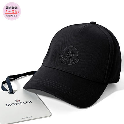 モンクレール ロゴ キャップ コットン グリーン デカロゴ グリーン（緑）系 MONCLER(モンクレール) 帽子(レディース