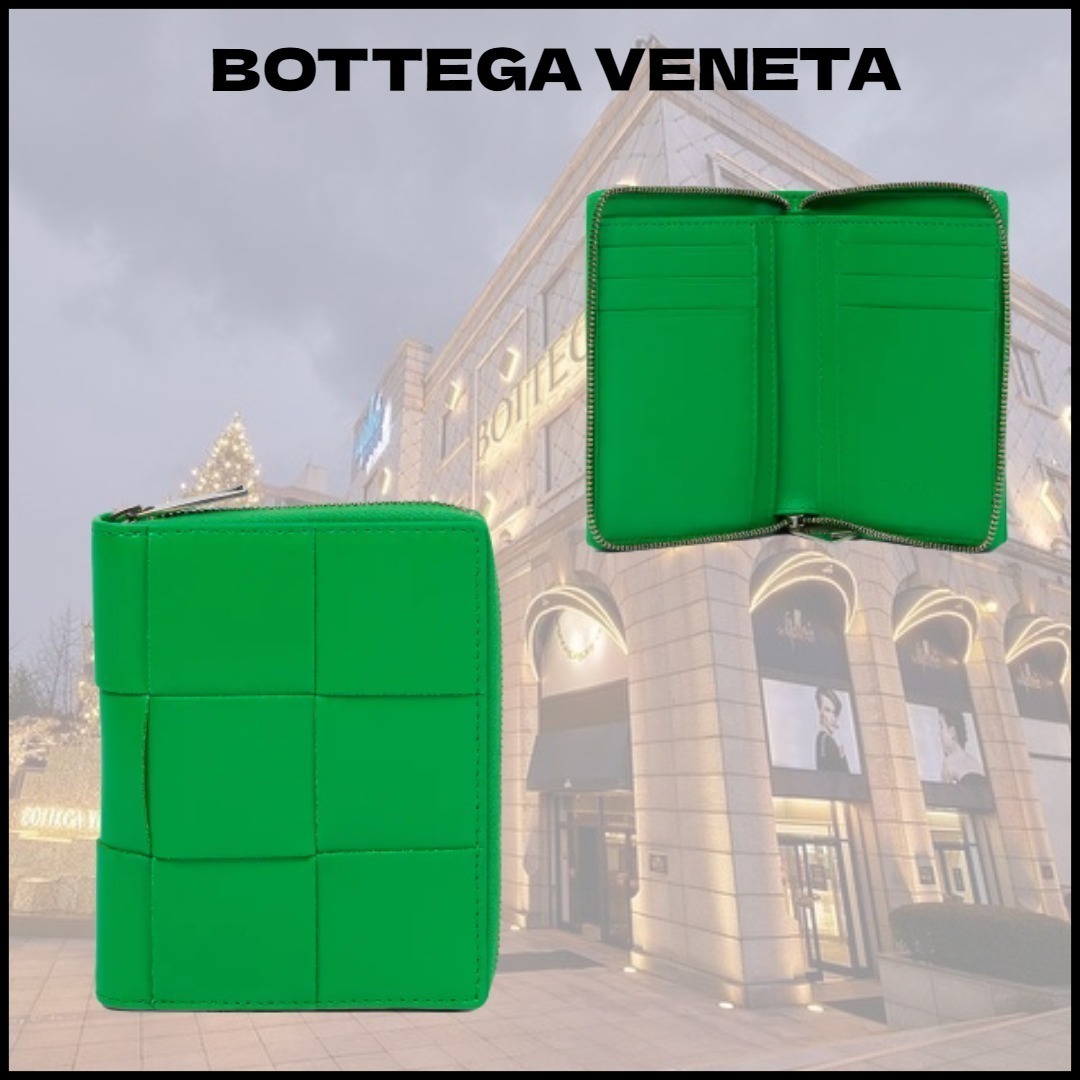 送料関税込み★BOTTEGA VENETA★イントレチャートレザー財布