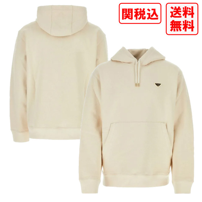 関税・送料込 PRADA Sand cotton パーカー