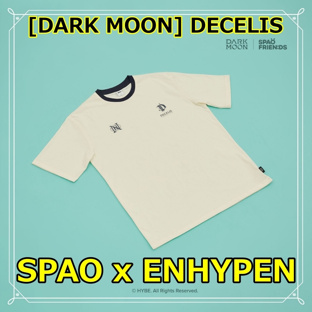 【SPAO x ENHYPEN】[DARK MOON] DECELIS Round neck T-shirt