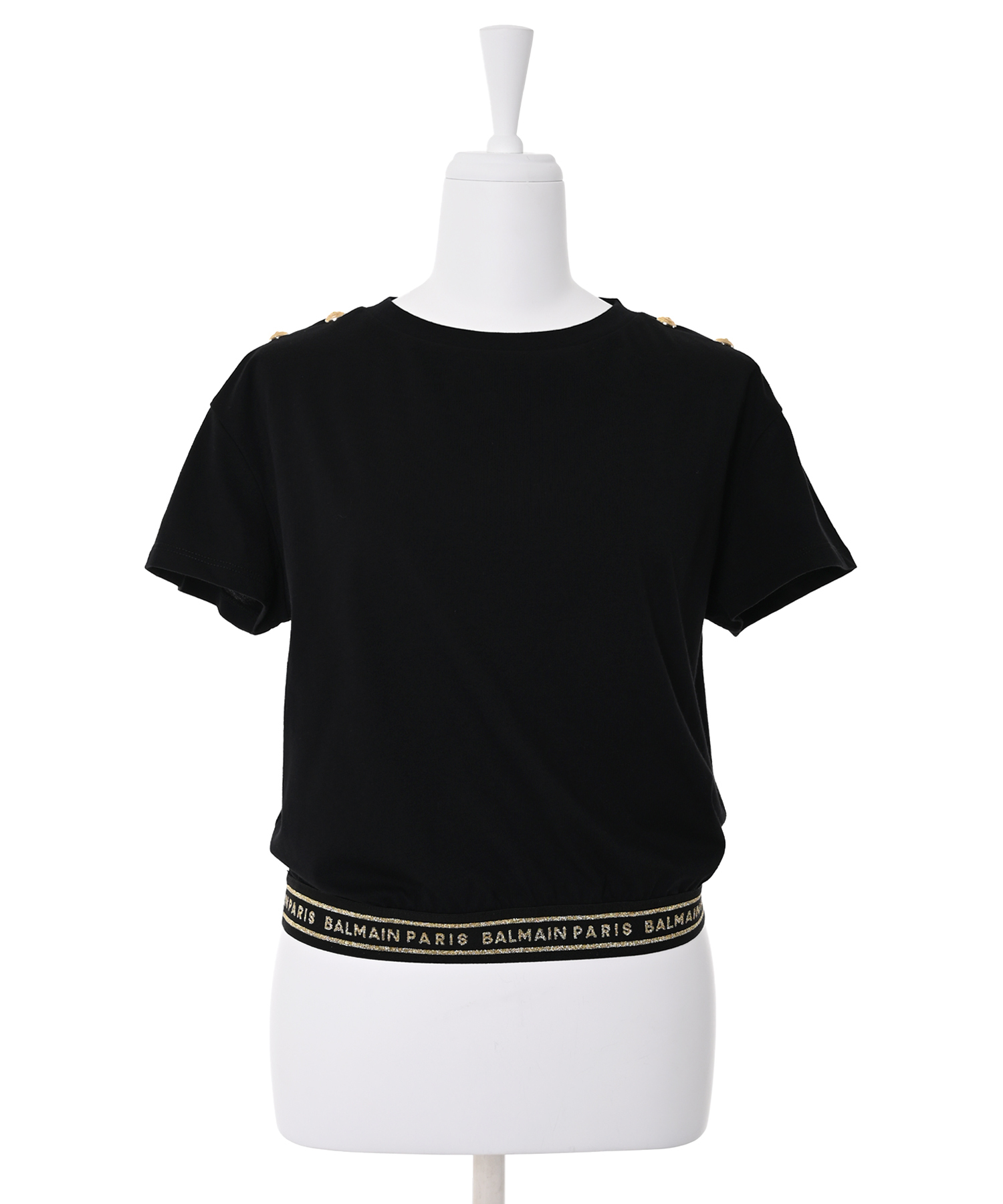【国内即発】BALMAIN ロゴラインTシャツ