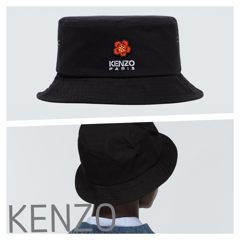 送関込☆KENZO BOKE FLOWER キャンバス バケットハット