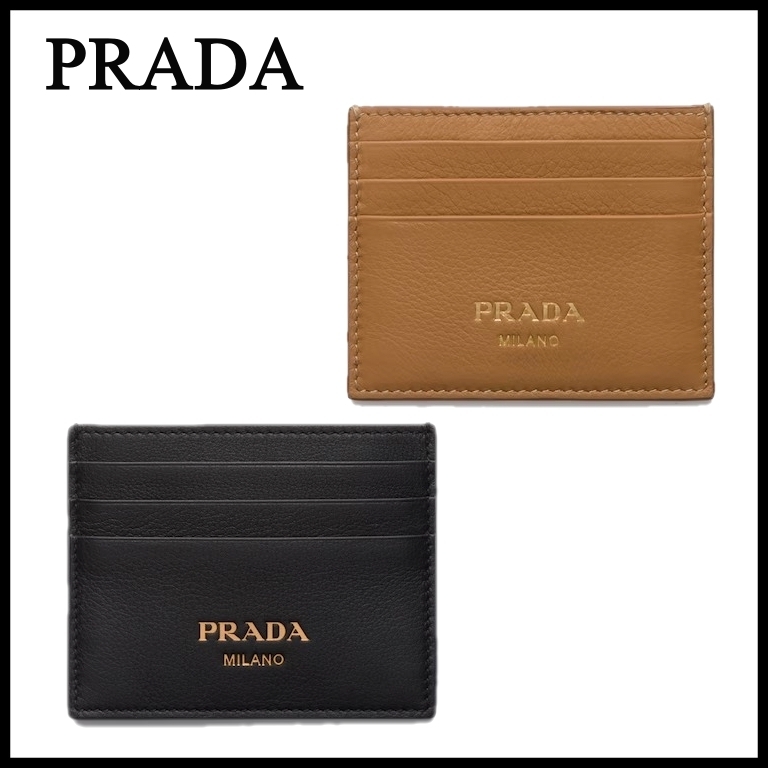 関税負担なし☆PRADA プラダ レザー カードホルダー 関税負担なし☆PRADA プラダ レザー クレジットカードホルダー