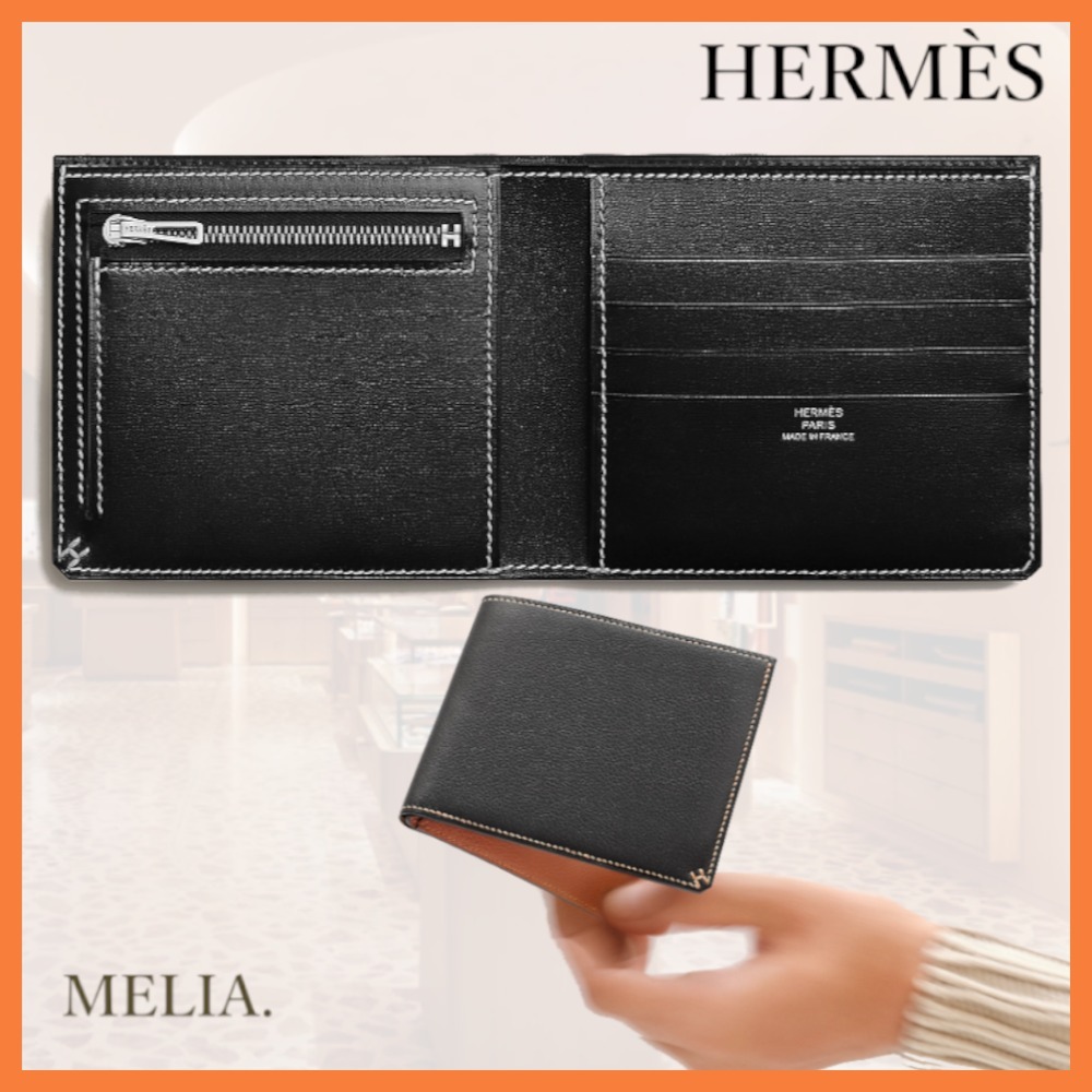 毎日をスマートに♪】HERMES コンパクトウォレット H Sellier
