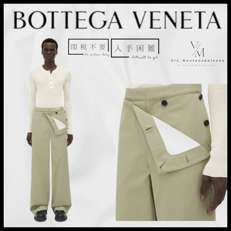 直営店★Maison Margiela★リネンコットンキャンバスパンツ ☆Maison Margiela☆コットンリネンキャンバスパンツ パンツ