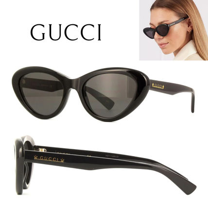 グッチ GUCCI GUCCI サングラス GG0808S キャットアイ型 GGロゴ