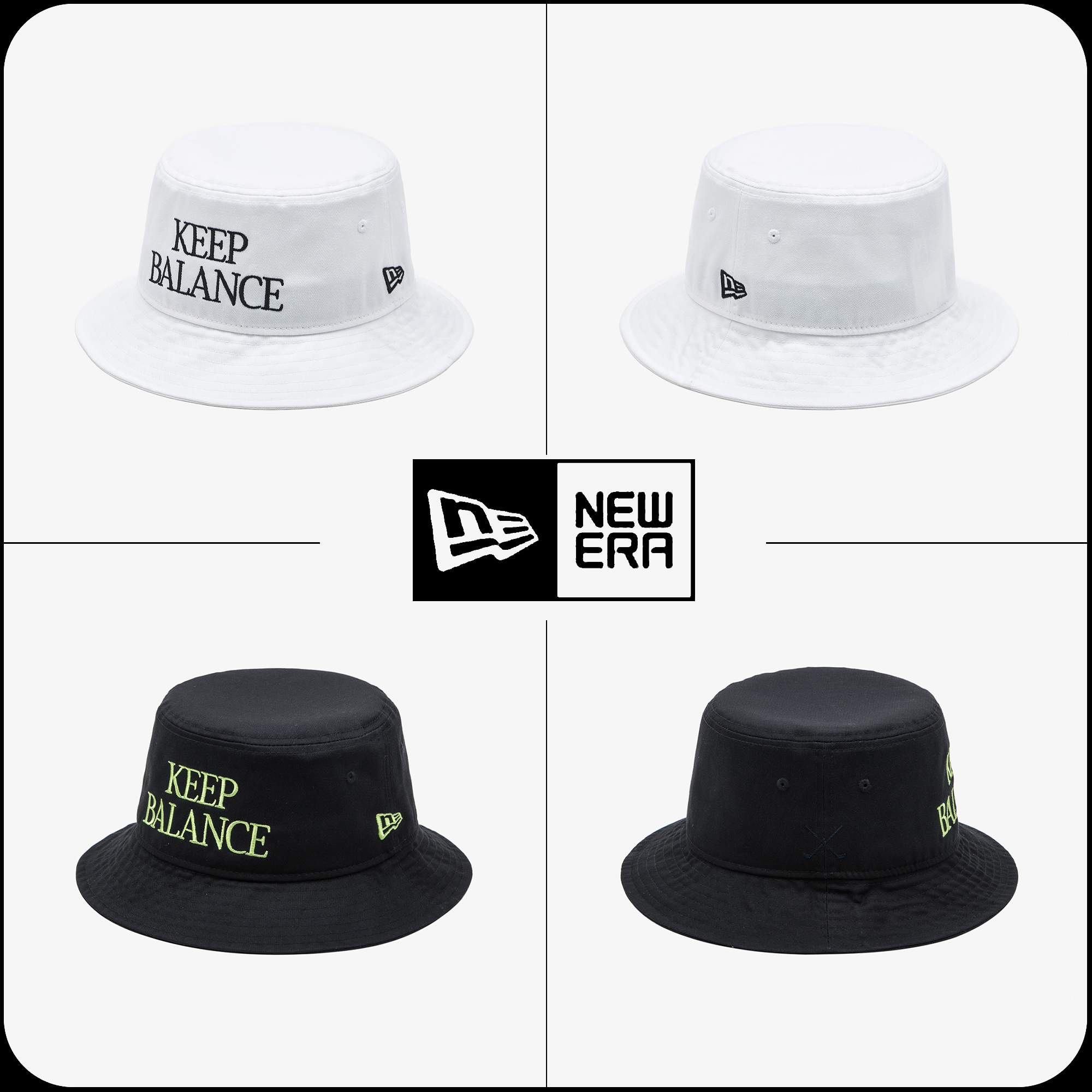 [New Era]★24SS★韓国人気★GOLF★KEEP BALANCE BUCKET HAT