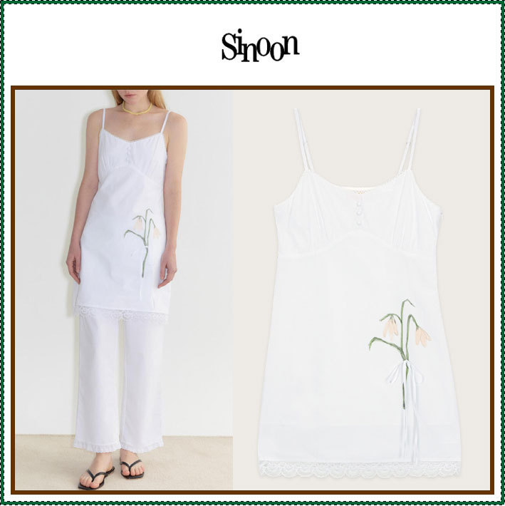 【Sinoon】Lace Flower Slip Dress /追跡付