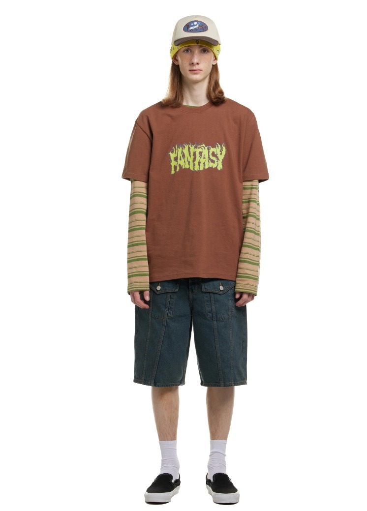 ★TWS ドフン★関税込★NOSTASY★FLAMING FANTASY TEE★ ☆TWS ドフン☆関税込☆NOSTASY☆FLAMING FANTASY TEE☆ (T