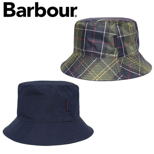 バブアー Barbour 帽子 リバーシブル バケットハット 国内即発