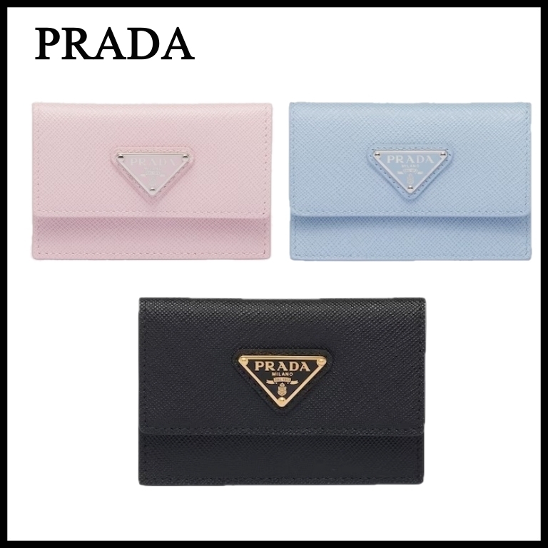 【PRADA】国内未掲載商品 サフィアーノレザー カードホルダー