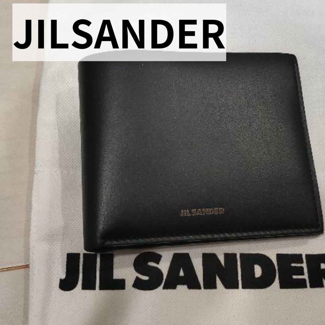 ■JILSANDER■ジルサンダー 二つ折りレザーポケットウォレット