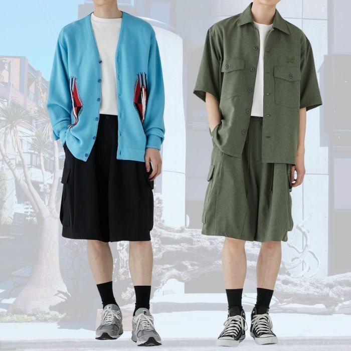 すぐ届く【別注レア】NEEDLES ロゴ トラック ショートパンツ すぐ届く【別注レア】NEEDLES ロゴ H.D ショートパンツ パンツ