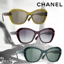 CHANEL シャネル ロゴ バタフライ メガネ サングラス CH5510