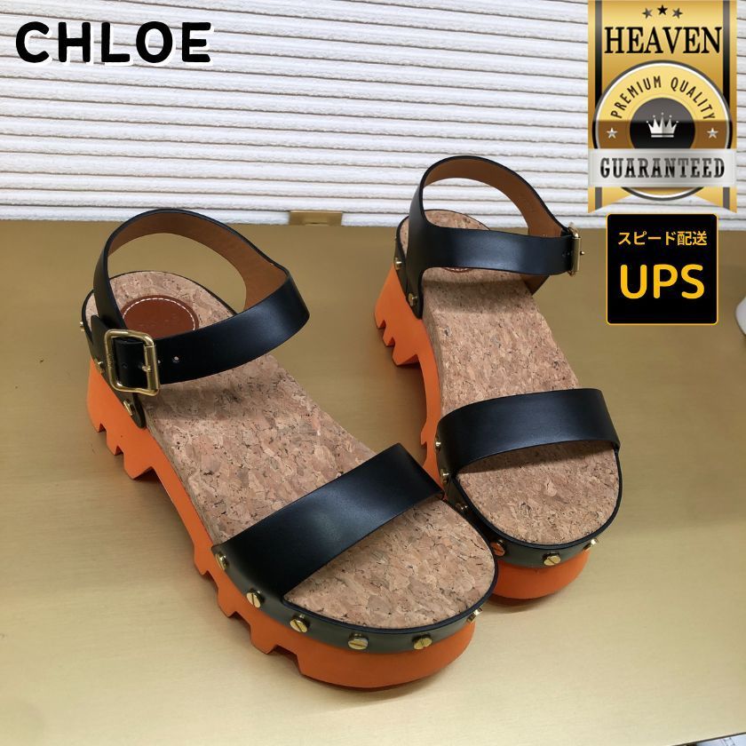６万取引突破★UPS速達便！【CHLOE★クロエ】FLAT サンダル