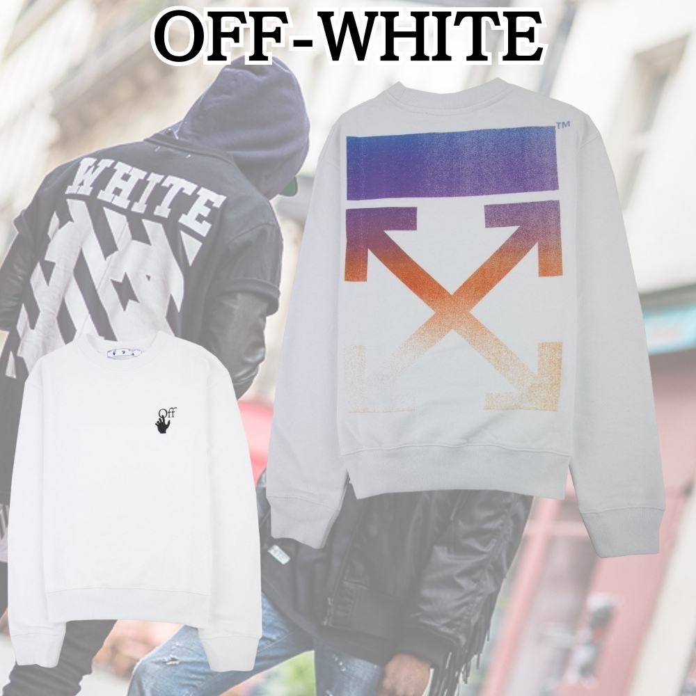 OFF-WHITE*オーラ漂う逸品*デグレード アロー スウェットシャツ