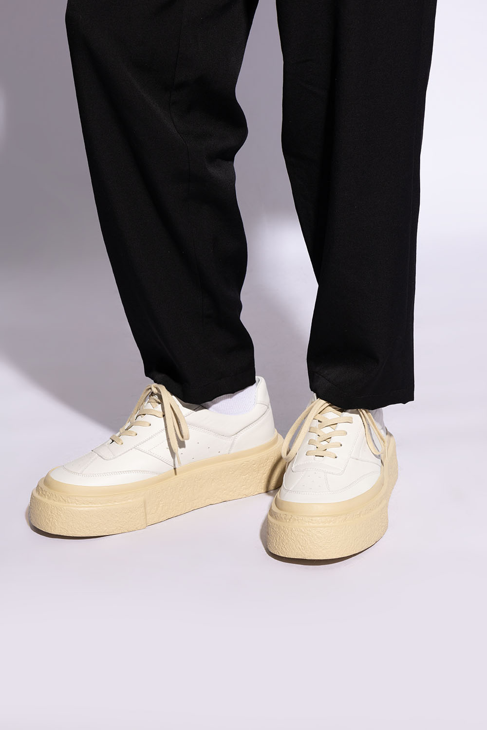 人気【MM6 Maison Margiela】チャンキー スニーカー 靴・ブーツ