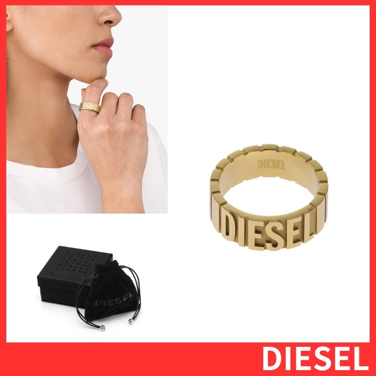 ★DIESEL★ロゴ ステインレス/リング 指輪