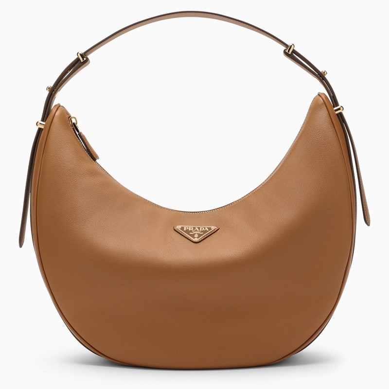 バッグ・カバンその他 Prada Prada Arque caramel large leather shoulder bag