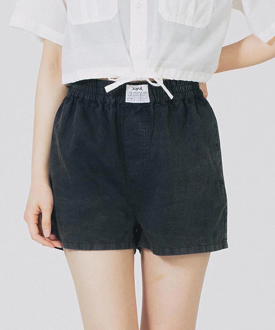 大人気 X-girl PIGMENT DYED EASY SHORTS ストリート感漂う◎ 大人気 X-girl PIGMENT DYED EASY SHORTS ストリート感漂う◎ (X