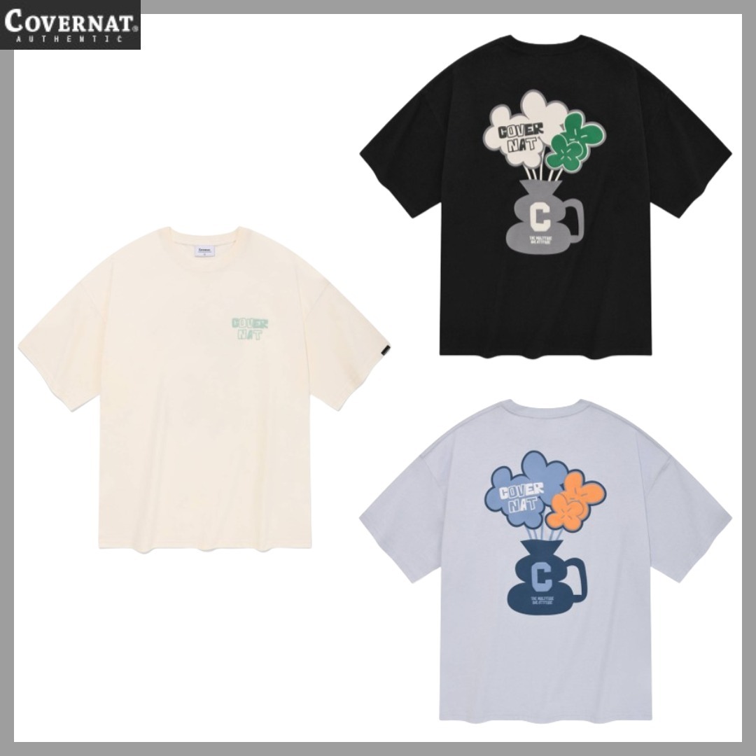 COVERNAT■Flower base T-shirt■送料込