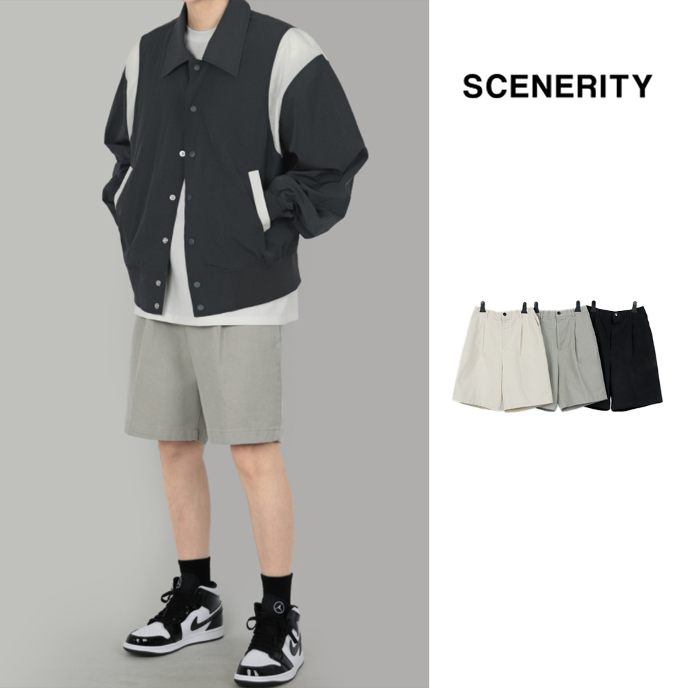 【SCENERITY】Tapered banding shorts