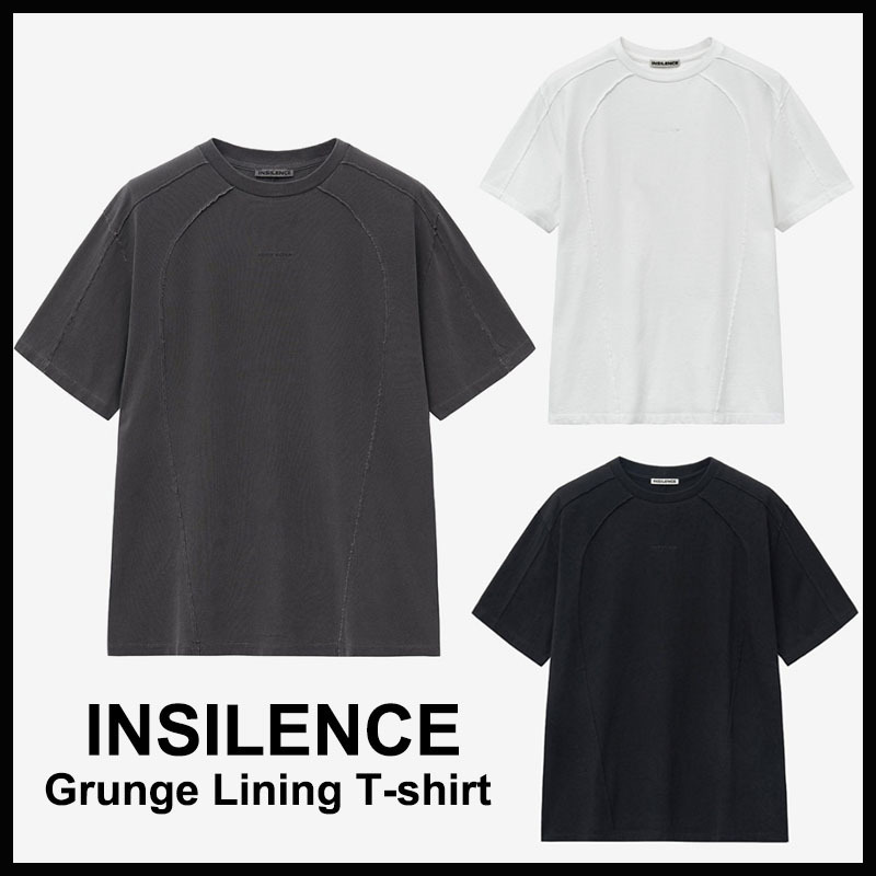 【INSILENCE】GRUNGE LINING T-SHIRT