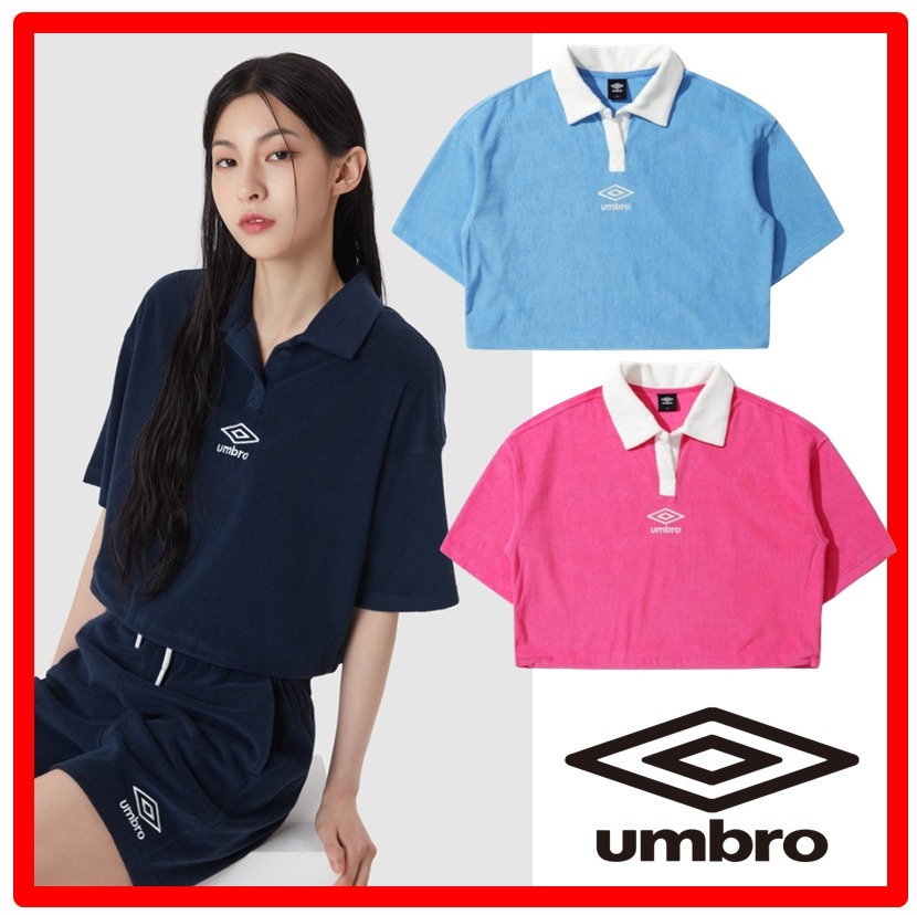 ☆【UMBRO】☆UMBRO TERRY COLLER T & HALF PANTSセッ.ト☆