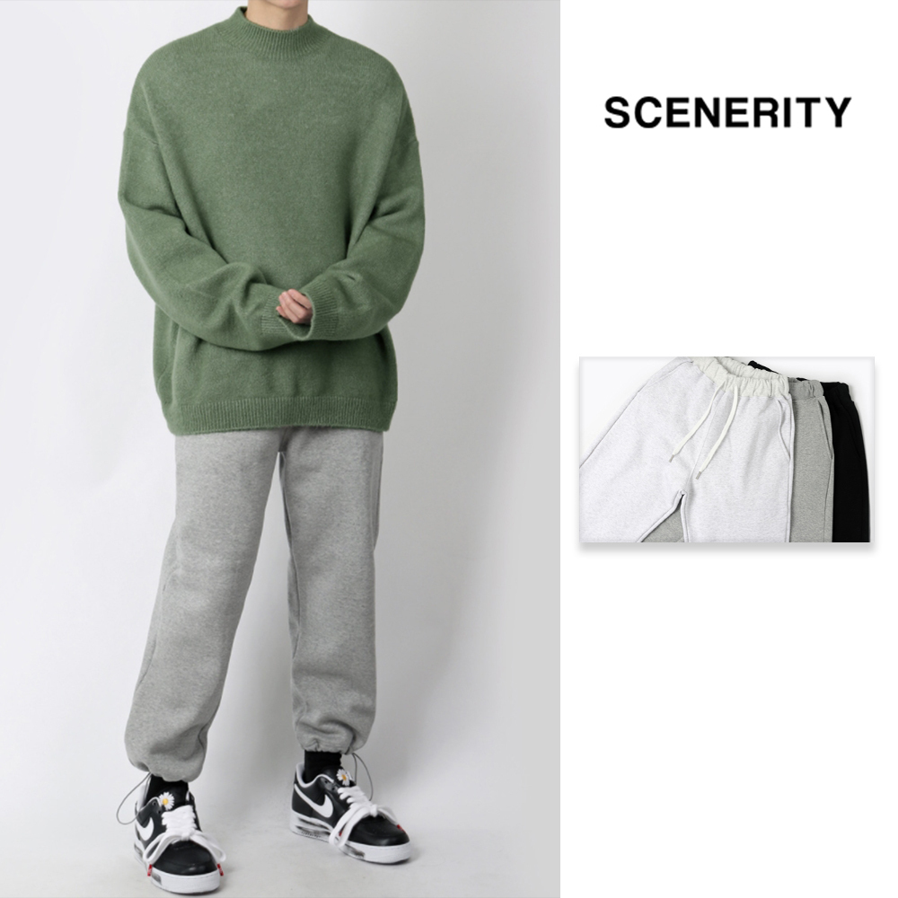 【SCENERITY】Fleece stopper training pants