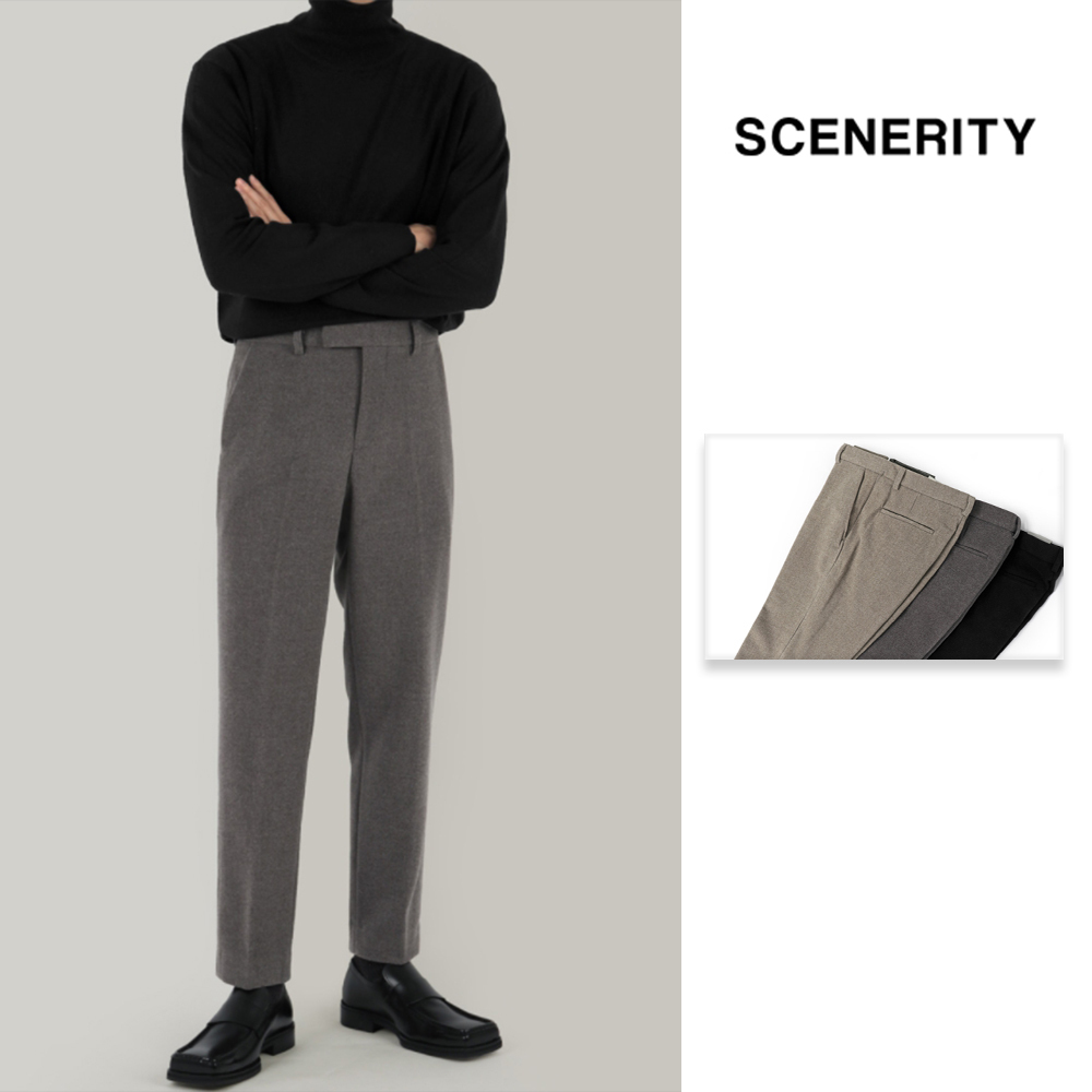 【SCENERITY】Formal wool slacks