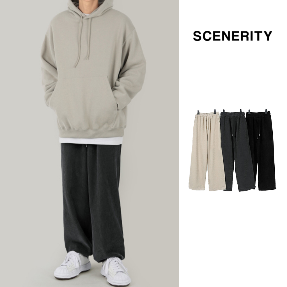 【SCENERITY】Corduroy stopper pants