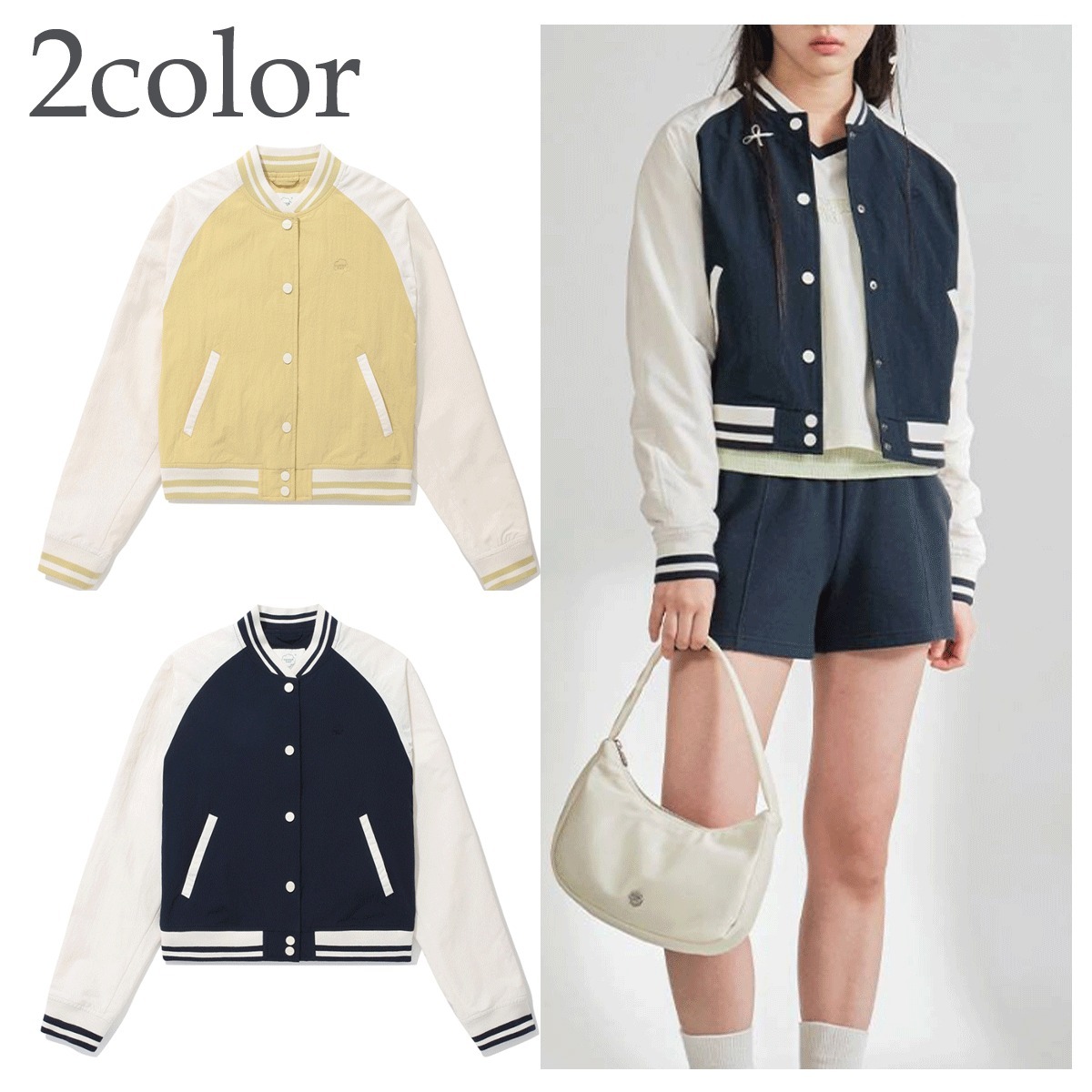 ジャケット COVERNAT (W)VARSITY JACKET 4FK707
