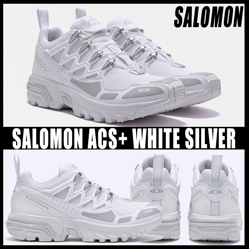 ◆正規品◆SALOMON ACS+ WHITE SILVER◆関税/送料込◆男女共用◆