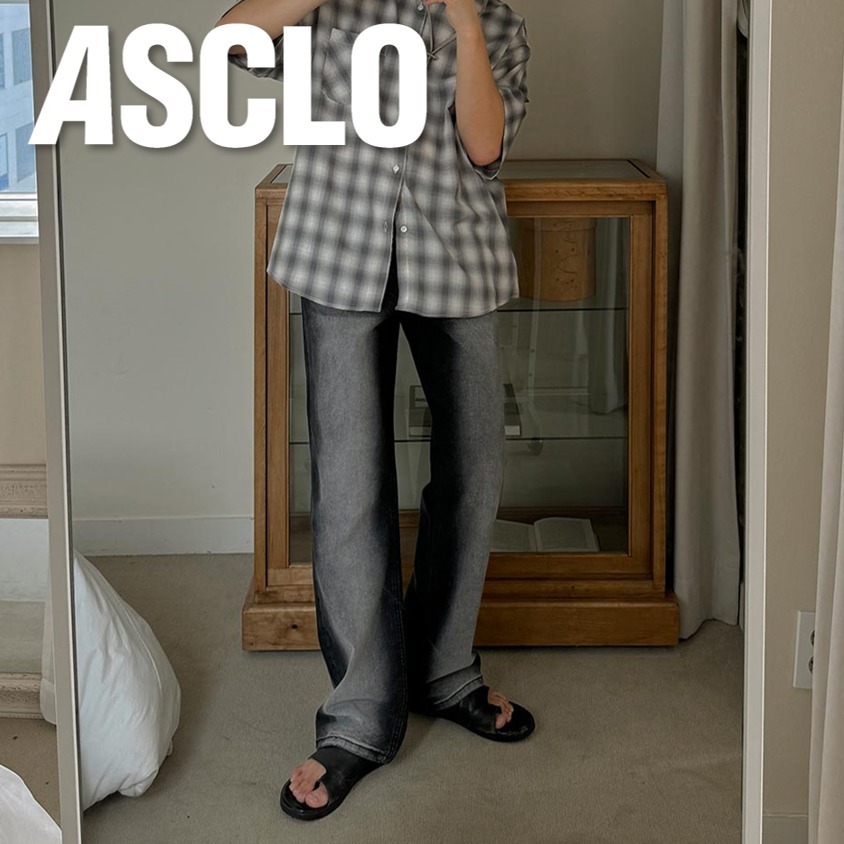 デニム・ジーパン De Lap Long Brush Denim Pants (4color)