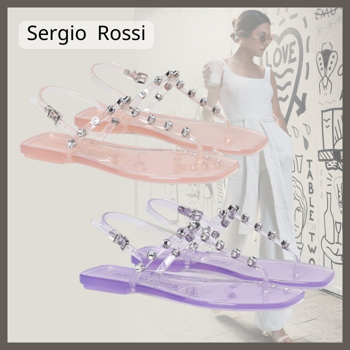 【これからの季節にぴったり♪】SERGIO ROSSI sr Jelly サンダル