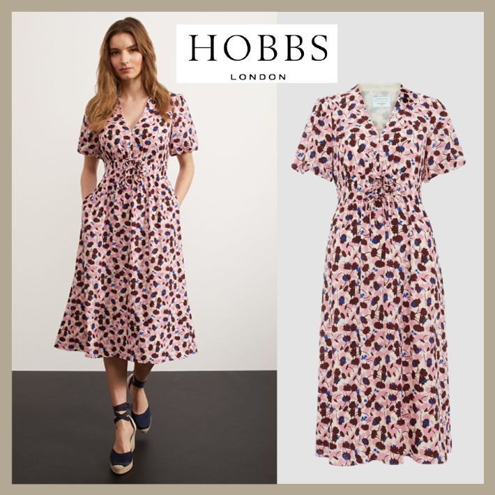 Hobbs London タイムレス サマーフェミニン ドレス