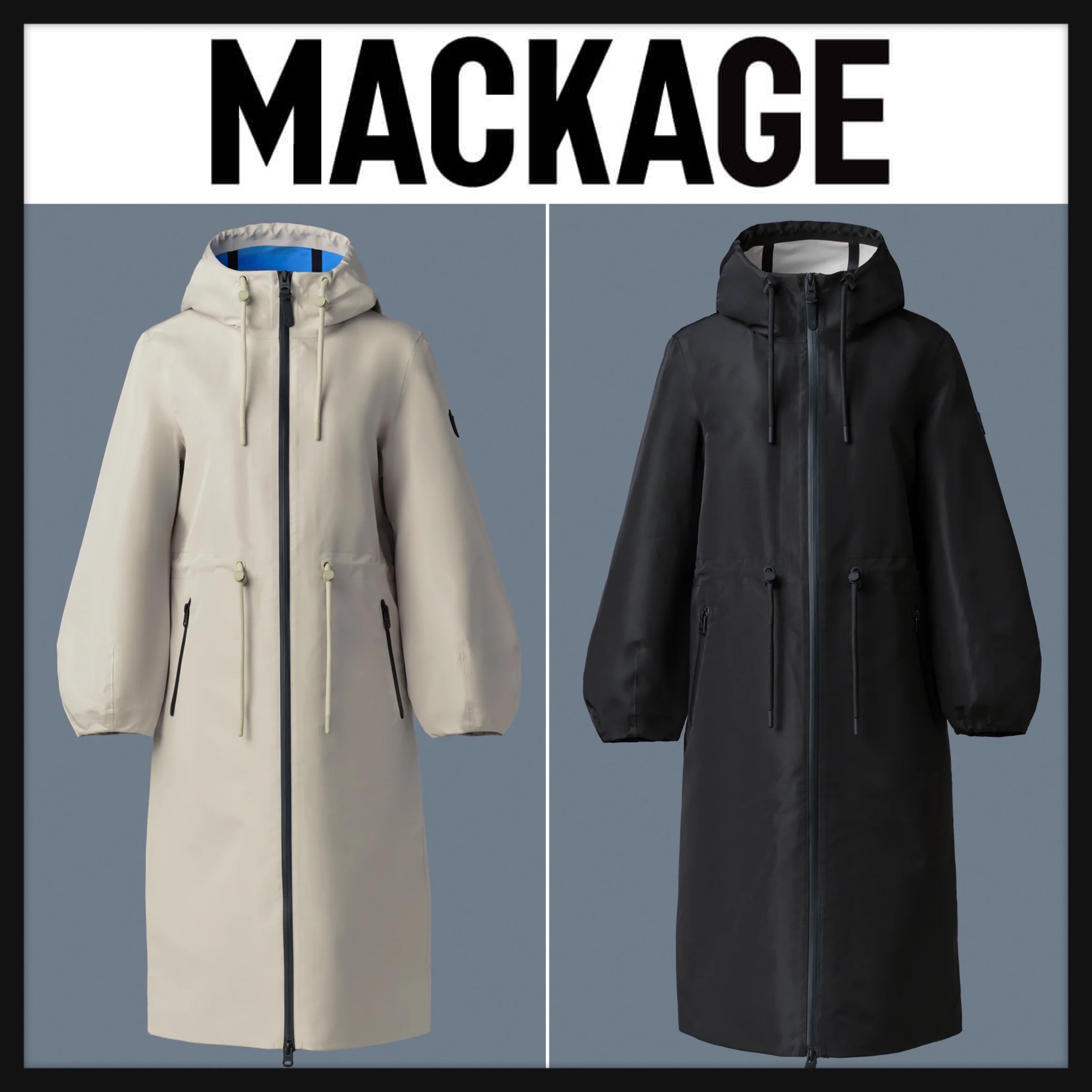 【MACKAGE】MEKELLE レインコート