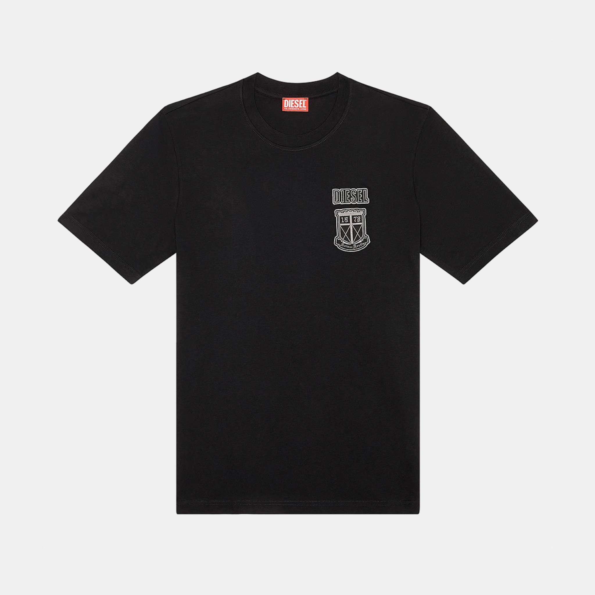 WEB限定お買い得商品の新着アイテム DIESEL】半袖 ロゴ Tシャツ ブラック/ 送料無料 トップス