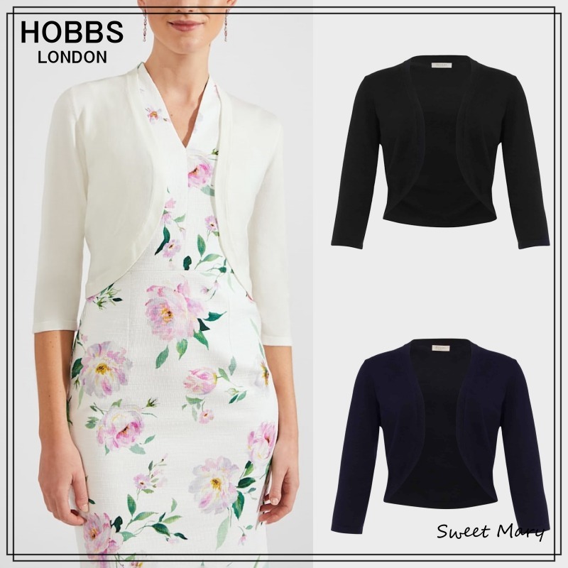 Hobbs London☆ノーカラー キャリー ボレロ♪【送料込】