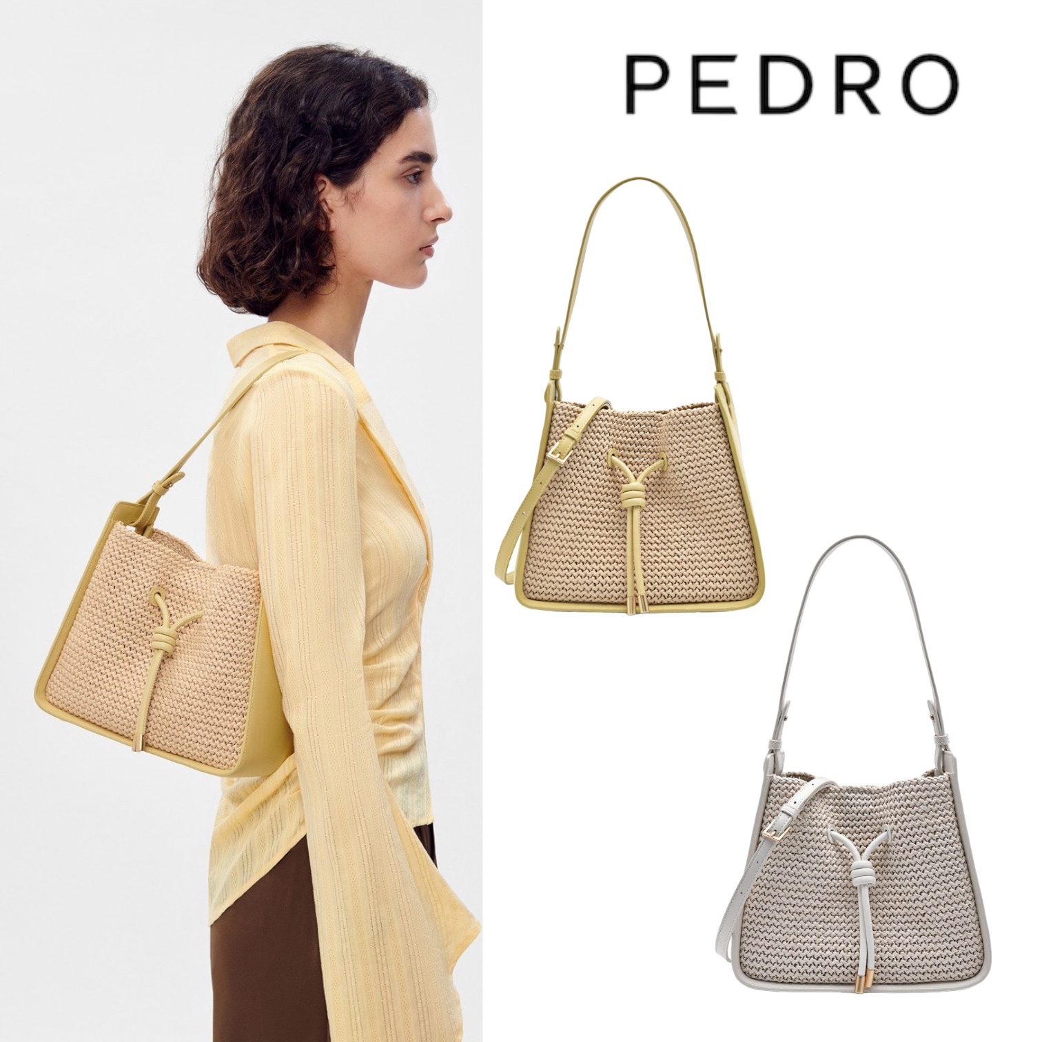 ★PEDRO★Yasmin Fabric Bucket Bag バスケットバック/送料込