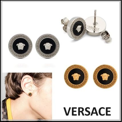 ☆VERSACE☆エナメル メドゥーサ スタッド ピアス