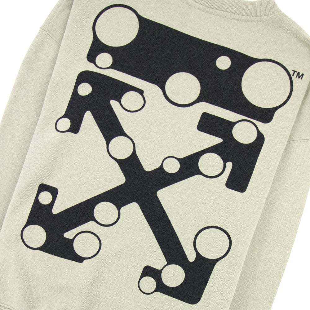 OFF-WHITE*豪華さと快適さ*バブル アロー スウェットシャツ OFF-WHITE*豪華さと快適さ*バブル アロー スウェットシャツ