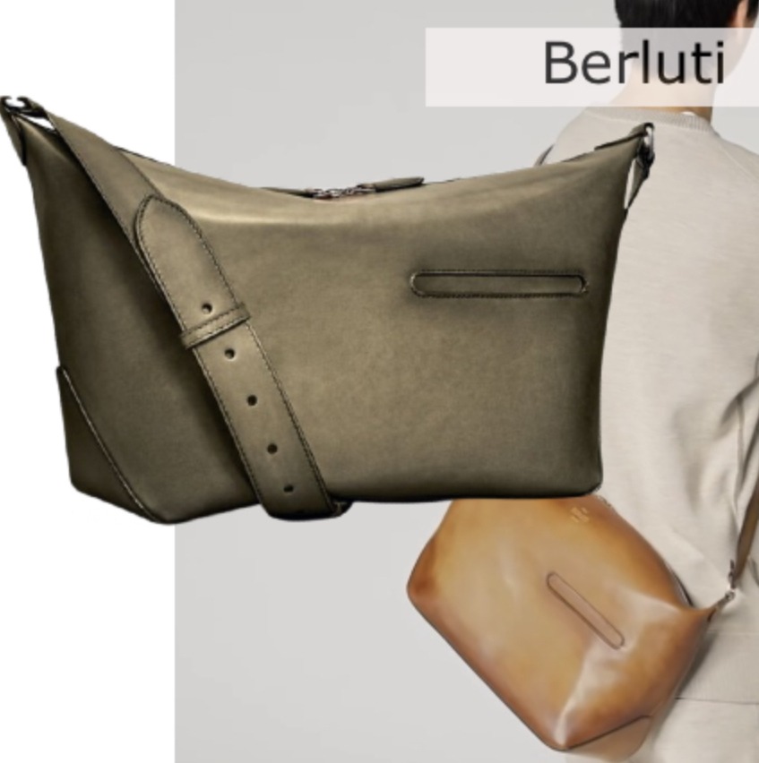 【Berluti】トゥジュール Hobo バッグ レザー ショルダー