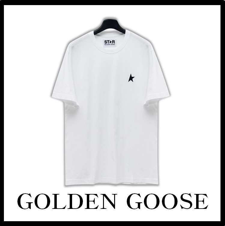 関税込★Golden goose★star collection black star men t shirt