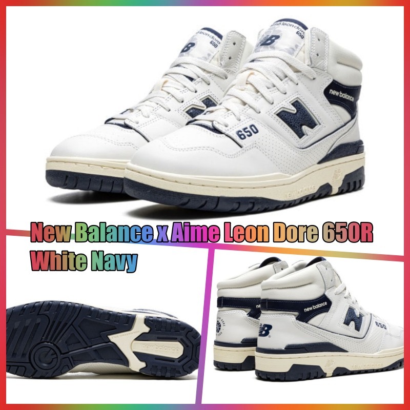 ★Aime Leon Dore x New Balance 650R★White Navy