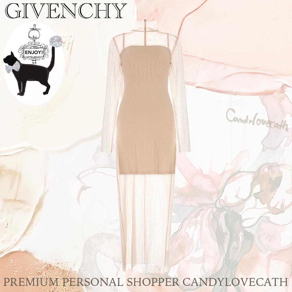 ワンピース GIVENCHY Pink Lace 4G Dress