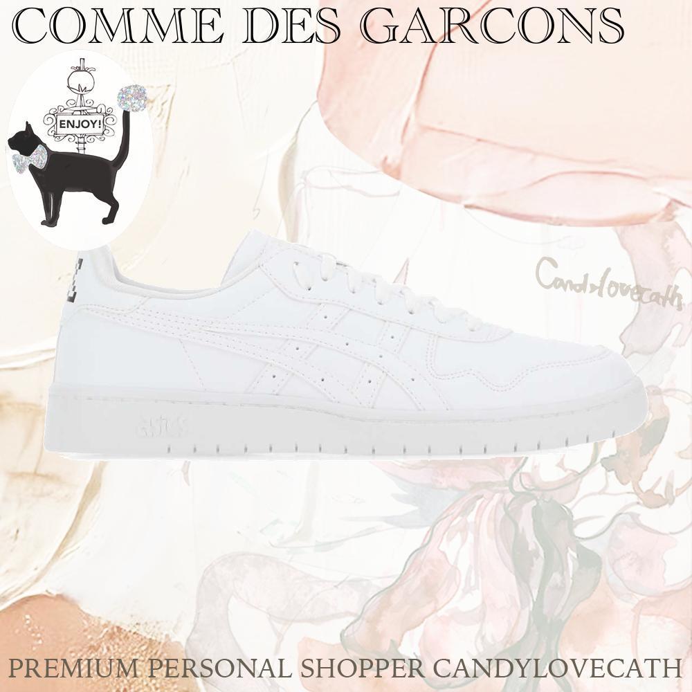 スニーカー COMME DES GARCONS SHIRT White Leather Japan Sneakers